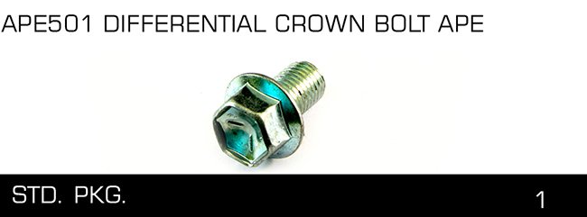 APE501 DIFFERENTIAL CROWN BOLT APE